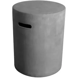 ELEMENTI Abdeckung für 5 kg Gasflasche Beton-Optik 40 x 40 x 51 cm Grau