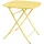[en.casa] Sande Klapptisch 70 x 70 x 71 cm Gelb