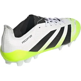 adidas Predator League 2G/3G AG Herren Cloud White/Core Black/Lucid Lemon 43 1/3