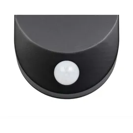 RL Wandleuchte Wandlampe Außenleuchte Solarleuchte schwarz Sensor Akku LED B 25,9 cm