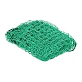Relaxdays Anhängernetz, bis 2x3m, Ladungssicherungsnetz, Abdecknetz Autoanhänger, ungedehnt 1,25x2,1 m, PE, grün