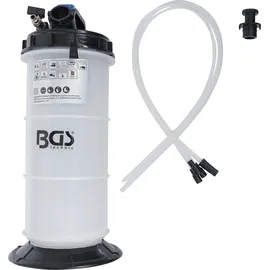 BGS Vakuum-Absaugpumpe pneumatisch 6 l silber