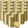 Kadax 200er Set Schraubdeckel TO53 für Gläser 53mm Gold – Twist-Off Ersatzdeckel für 115ml Gläser & Saftflaschen, Luftdicht & Spülmaschinenfest