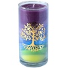 Kerze "Earth Lebensbaum" im Glas Stearin