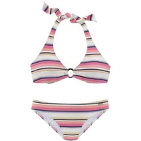 VENICE BEACH Triangel-Bikini Damen Bunt/Rosa 32 Cup A/B