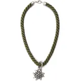 Allgäu Rebell Collier Marlene grün/Textil