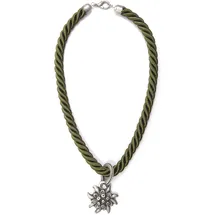 Allgäu Rebell Collier Marlene grün/Textil