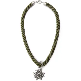 Allgäu Rebell Collier Marlene grün/Textil