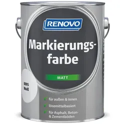 RENOVO Markierungsfarbe matt, weiß - weiss