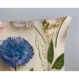 Good Morning Zelma Blume Grün 200 x 200 cm + 2 x 80 x 80 cm