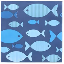 Papstar Servietten, Blue Fish