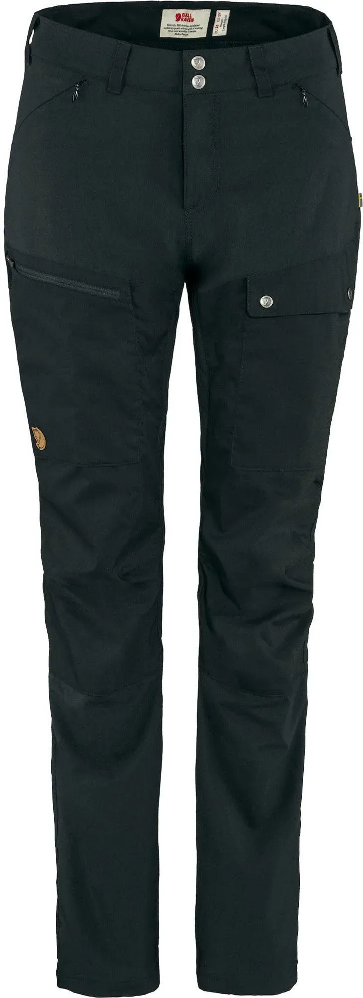 Fjäll Räven Abisko Midsummer Trousers Damen Wanderhose Trekkinghose schwarz 38