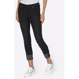 Heine Bauchweg-Jeans in black denim | Gr.: 38