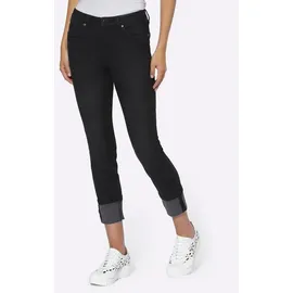 Heine Bauchweg-Jeans in black denim | Gr.: 38