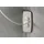 JOB Eckcouch Mikrofaser 3-Sitzer Grau