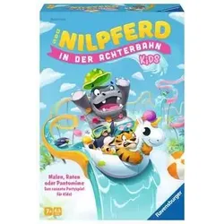 Ravensburger Das Nilpferd in der Achterbahn Kids, Brettspiel, Rennen, 7 Jahr(e),