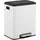 Relaxdays Mülleimer 2 x 15 l Weiß