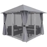 Sekey Garten Pavillon 3x3 m Antrazit