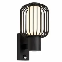 EGLO Außenleuchte Kunststoff/Metall/Stahl H 32,0 cm inkl. Bewegungsmelder schwarz