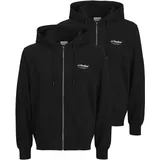 JACK & JONES Soho Sweatjacke Herren Schwarz XXL