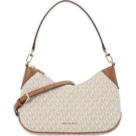 Michael Kors Jet Set Clutch Kunstleder Beige/Braun