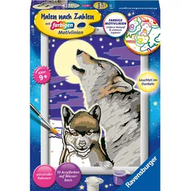 Ravensburger Malen-nach-Zahlen Mystische Wölfe