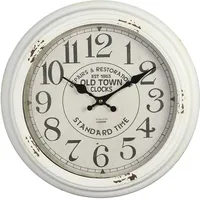 Ambiente Haus Wanduhr »Wanduhr - weiss 37cm weiß