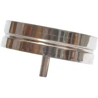 ASTEC Edelstahlschornstein Kondensatschale DN113-300 Edelstahl transparent/weiß