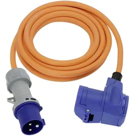 Brennenstuhl 1167650303 Strom Camping-CEE-Verlängerungskabel Blau, Schwarz, Grau, Orange 3 m H07rn