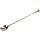 Buddy ́s Bar - Barlöffel, hochwertige Barlöffel, lebensmittelecht, gedrehter Stiel inklusive Stößel, 27 cm lang, Kupfer poliert, 1 Stück