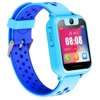 LiveGo Smartwatch für Kinder, Wasserdicht, Sicher, Smartwatch mit GPS-Tracker, Anrufe, SOS-Kamera für Kinder, Studenten im Alter von 3–12 Jahren(S6 blau)