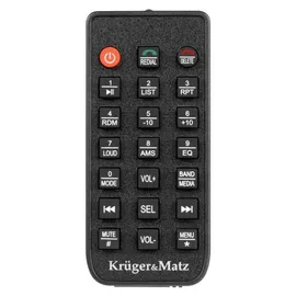 Krüger&Matz Kruger&Matz Bluetooth 4"-autoradio Mit Aux-anschluss Und Rückfahrkamera (1 Din)