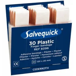 Salvequick Nachfüller 1x30 Pflaster, wasserabweisend