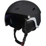 CMP WA 2 Visierhelm (Größe 57-59CM, schwarz)