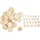 Artemio Adventszahlen "Numbers & Circles" - Beige