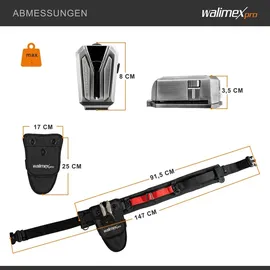 walimex pro Kamera Hüftgurt mit 2x V-Dock Argus
