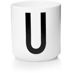 Design Letters - AJ Porzellan Becher U, weiß