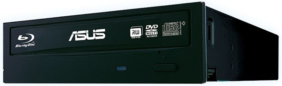 ASUS BW-16D1HT/G (CD Laufwerk, Blu-ray Laufwerk, CD Brenner, Blu-ray Brenner, DVD Brenner, DVD Laufwerk), Optisches Laufwerk, Schwarz