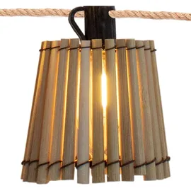 Newgarden LED Lichterkette Jute 8 m Weiß