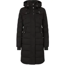 GIL BRET Steppmantel mit Kapuze in Schwarz | Gr.: 48
