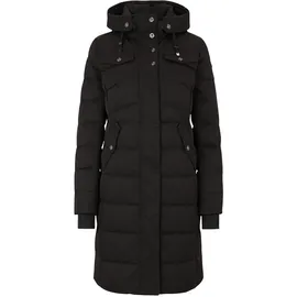 GIL BRET Steppmantel mit Kapuze in Schwarz | Gr.: 48
