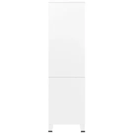 vidaXL Industrial Kleiderschrank 90x50x180 cm Weiß