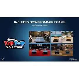 maxx tech Tip Top Table Tennis Kit Controller Grau Nintendo Switch