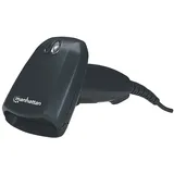 Manhattan 177672 USB-Kit Barcode-Scanner Kabelgebunden 1D CCD Schwarz Hand-Scanner USB