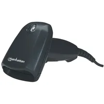 Manhattan 177672 USB-Kit Barcode-Scanner Kabelgebunden 1D CCD Schwarz Hand-Scanner USB