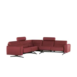 Stressless Eckcouch Leder 2-Sitzer Rot