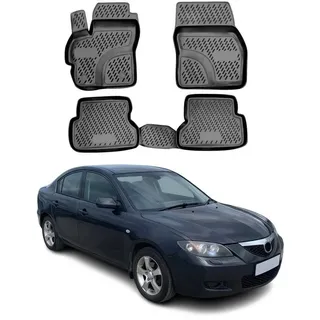 Omac 4695444 Fußmattensatz Menge: 4, schwarz, TPE (thermoplastischer Elastomer)