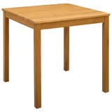 vidaXL Esstisch 75 x 75 x 75,5 cm Eiche Natur braun