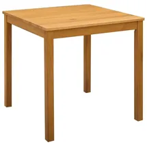 vidaXL Esstisch 75 x 75 x 75,5 cm Eiche Natur braun