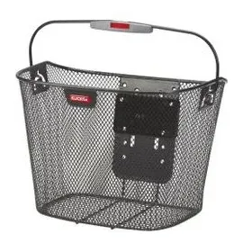 KLICKfix Fahrradkorb Uni grau